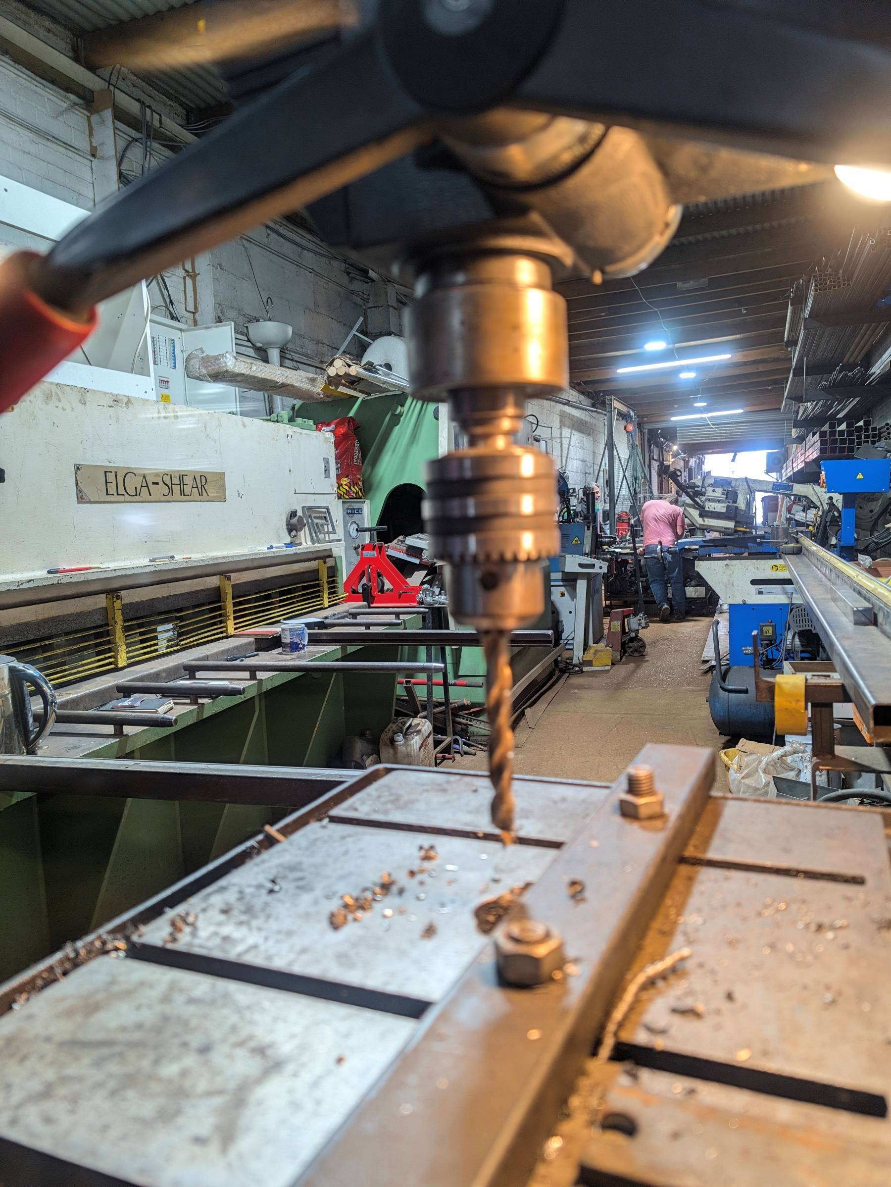 Stairforge architectural steel fabrication workshop in London